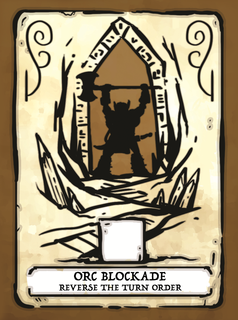 Orc Blockade Card