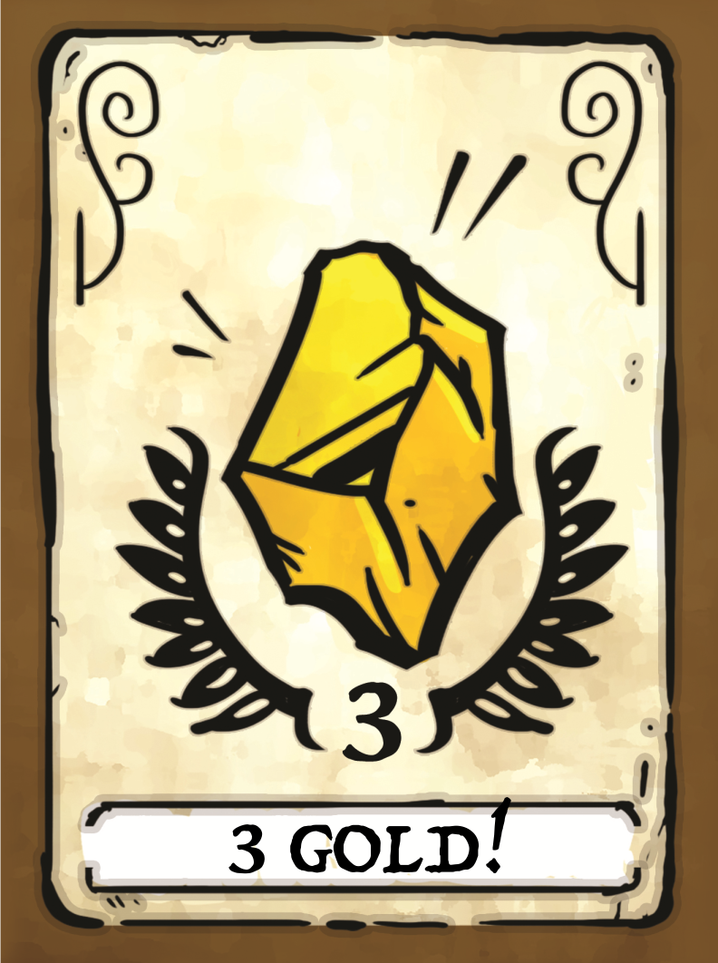 Three Gold! Card
